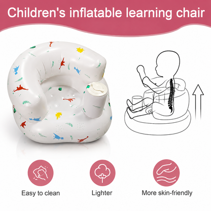 Inflatable Baby Support Chair — Built-In Air Pump