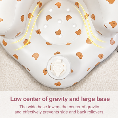 Inflatable Baby Support Chair — Built-In Air Pump