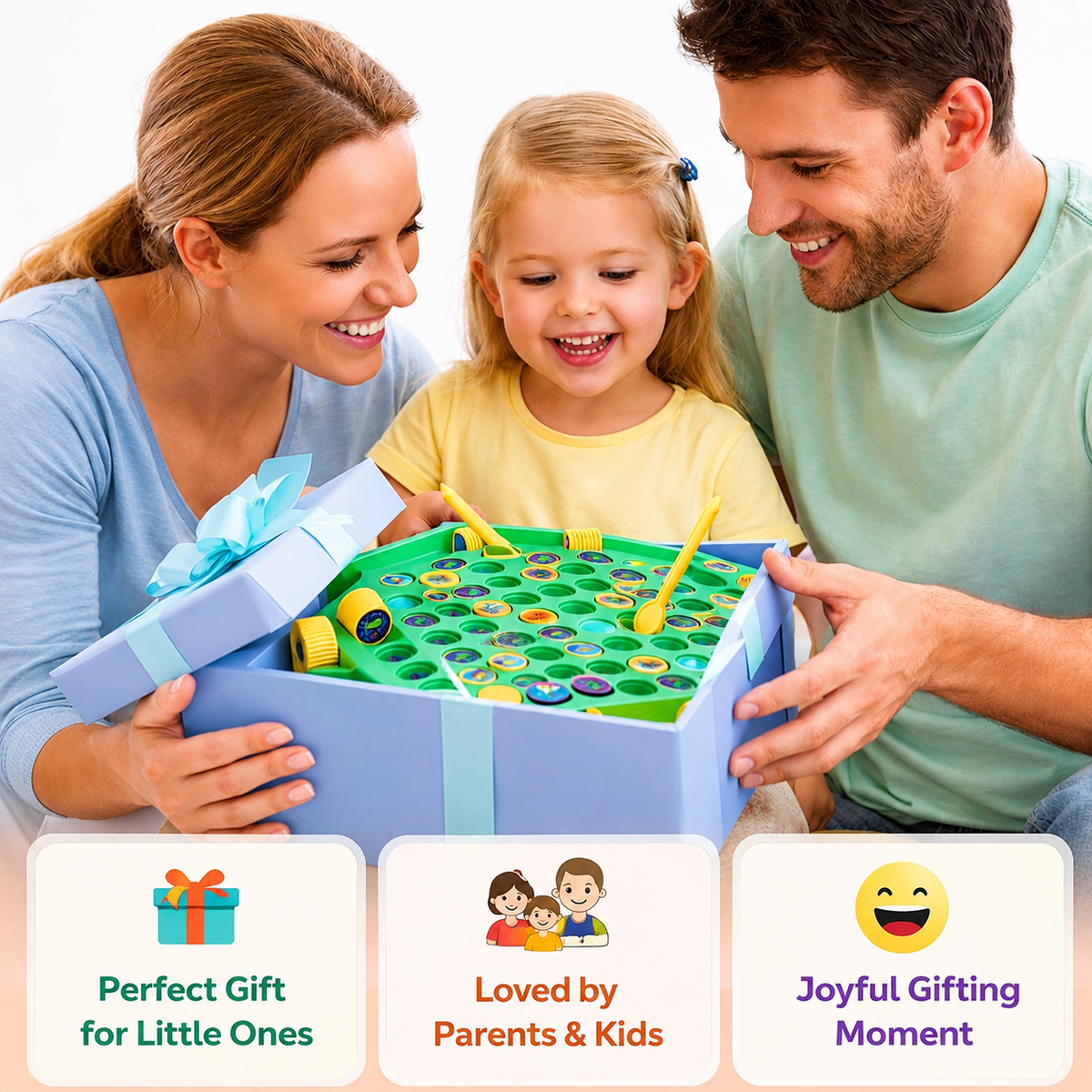 Flipping Memory Chess Game — Brain Booster Board Game for 2-4 Players