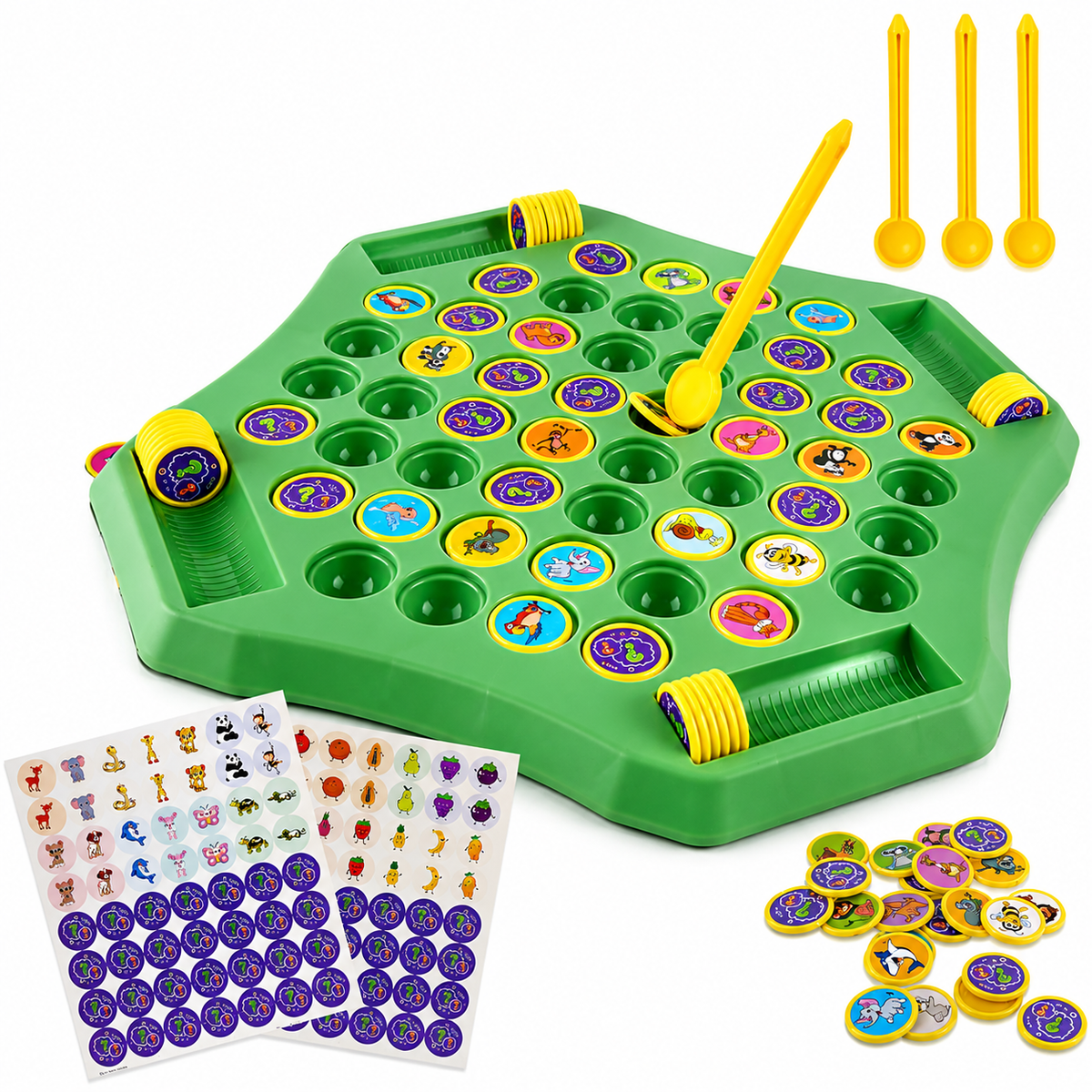 Flipping Memory Chess Game — Brain Booster Board Game for 2-4 Players