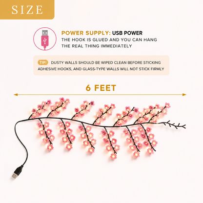 Cherry Blossom LED Wall Lights