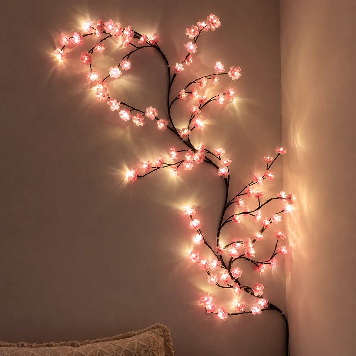 Cherry Blossom LED lights with remote