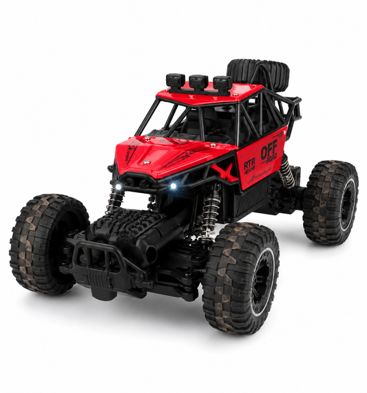 RC Off-Road Rock Crawler | 2.4GHz Remote Control | LED Headlights | 360° Drift | All-Terrain