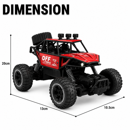 RC Off-Road Rock Crawler | 2.4GHz Remote Control | LED Headlights | 360° Drift | All-Terrain