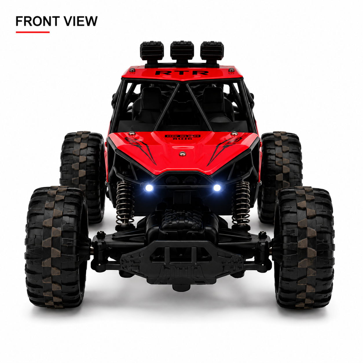 RC Off-Road Rock Crawler | 2.4GHz Remote Control | LED Headlights | 360° Drift | All-Terrain