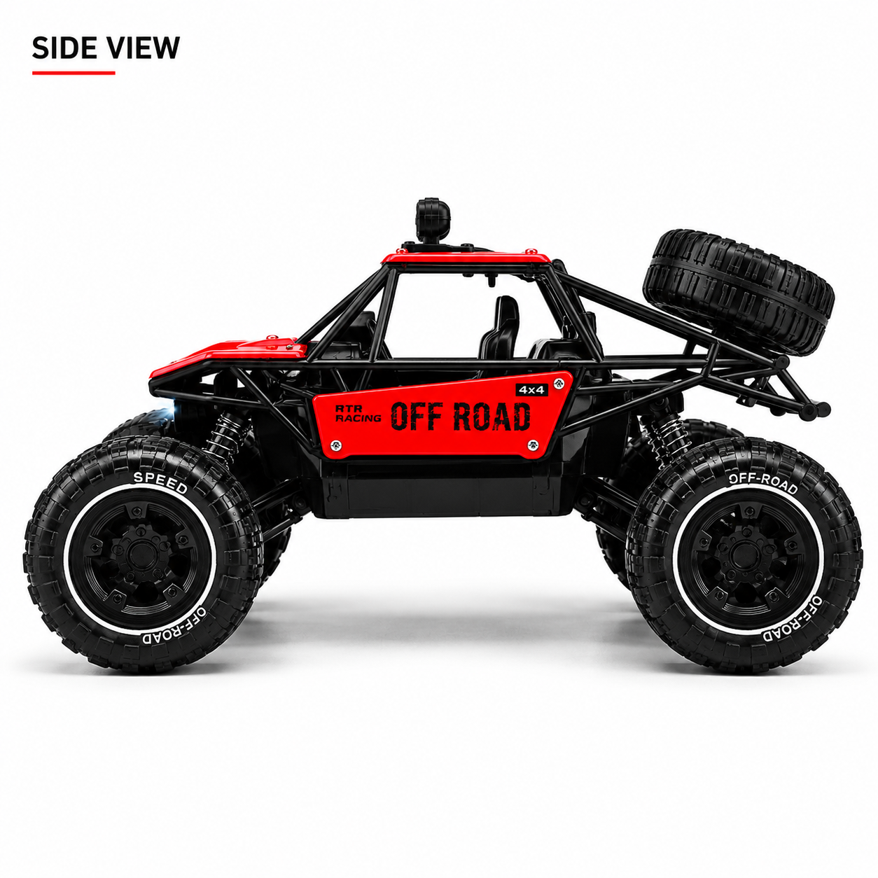 RC Off-Road Rock Crawler | 2.4GHz Remote Control | LED Headlights | 360° Drift | All-Terrain