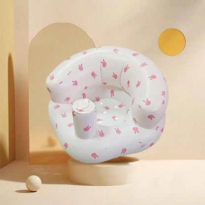 Inflatable Baby Support Chair — Built-In Air Pump