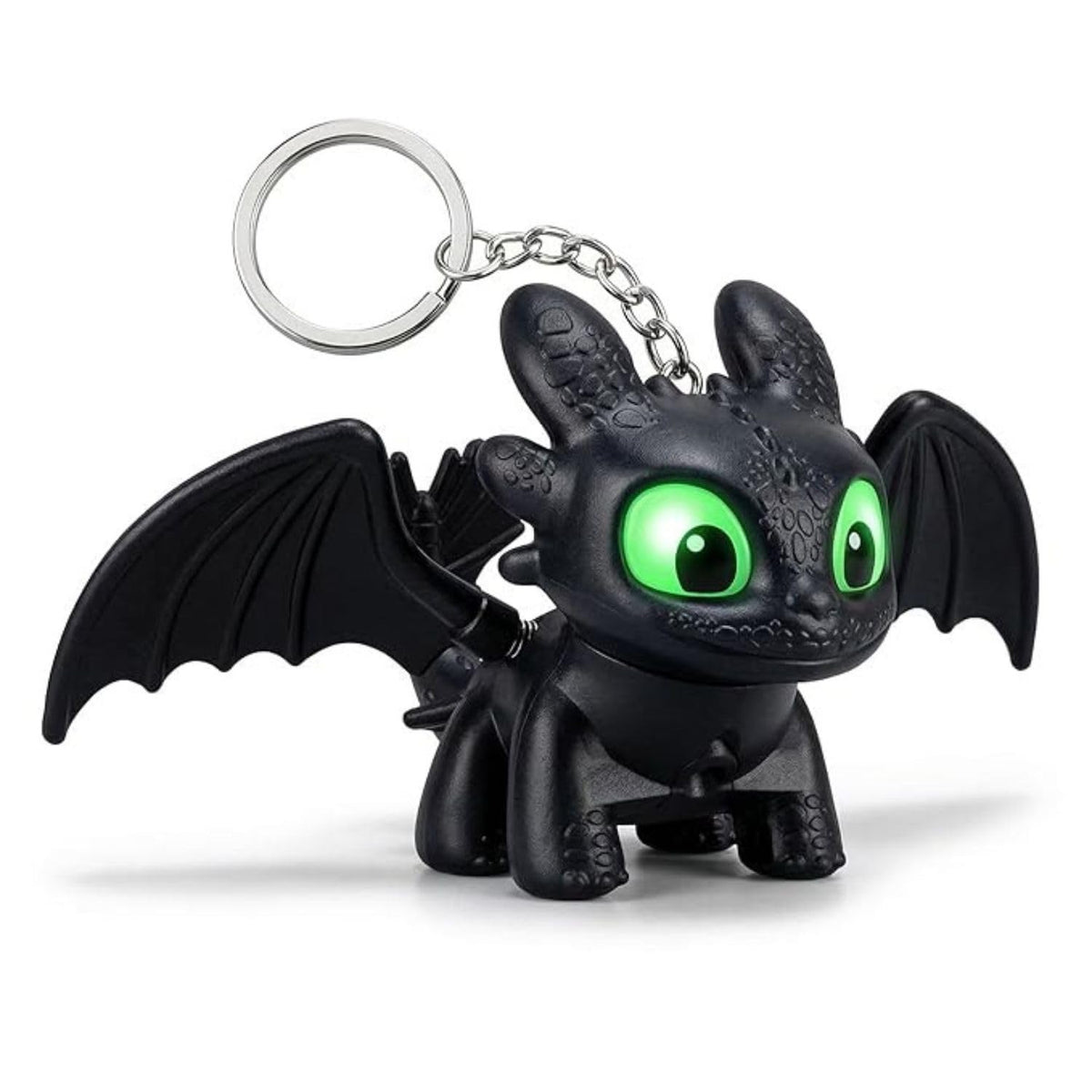 Flying Dragon LED Keychain black dragon
