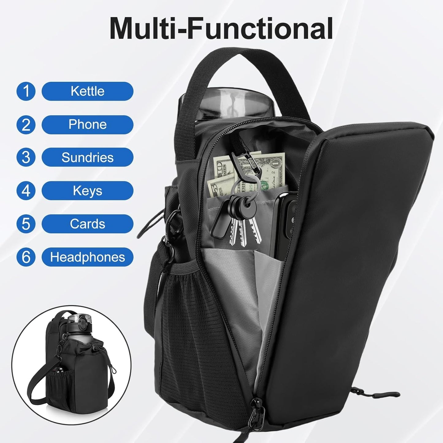 Magnetic Gym Bag