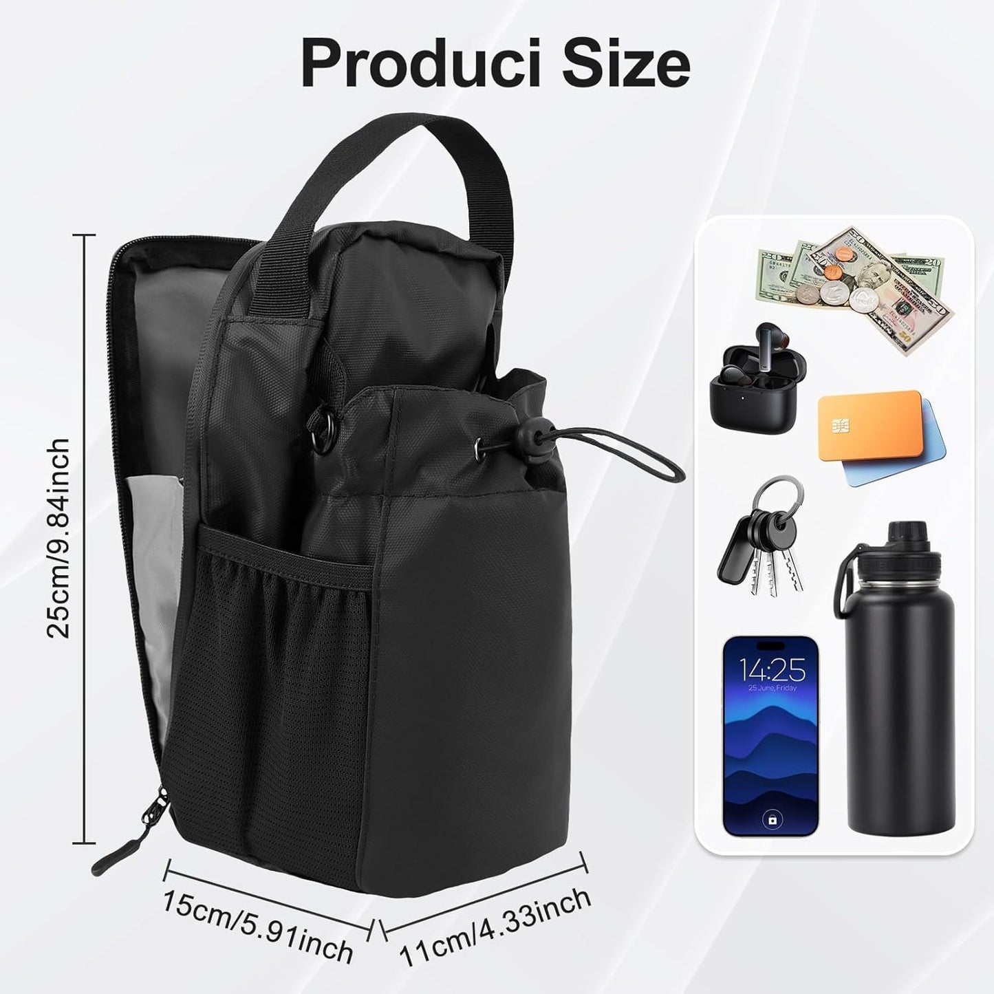 Magnetic Gym Bag
