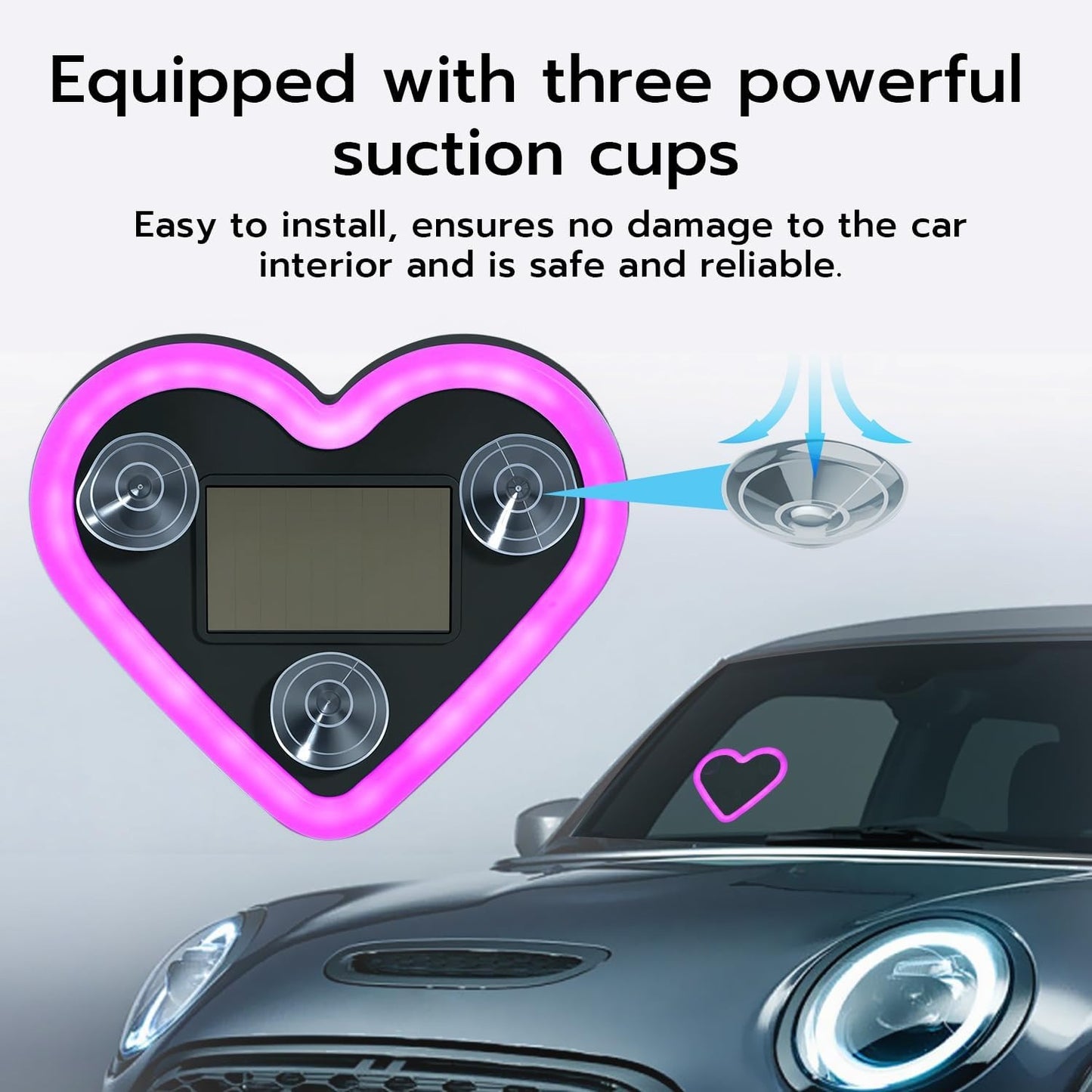 Heart Shape Car Light