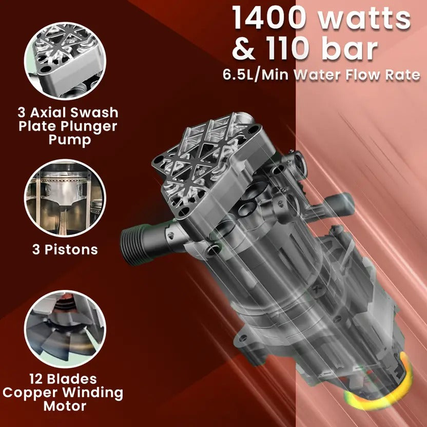 1400W High Pressure Washer