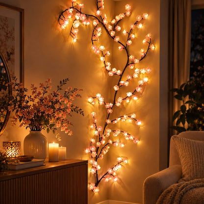 Cherry Blossom LED Wall Lights