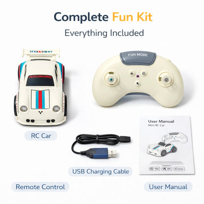 ⚡ Mini RC Drift Car – 3 Smart Modes | Remote + Follow + Escape | Kids Gift